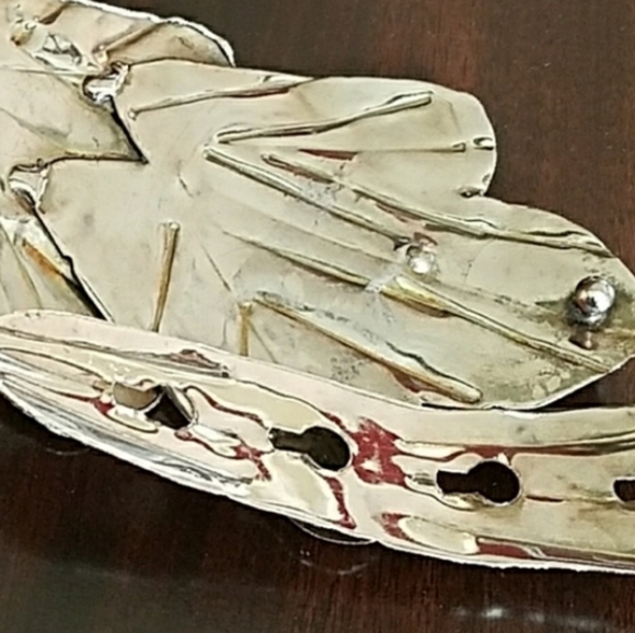 Vintage silver metal belt from TV show - Picture 9 of 13